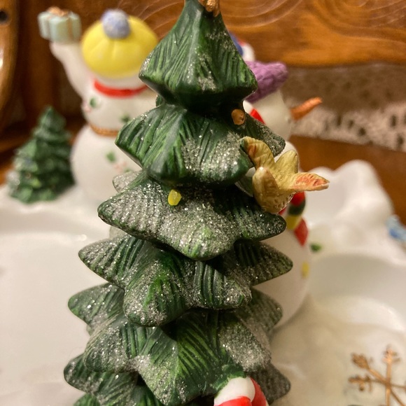 Vintage PartyLite Snowball Snowman Winter Holiday Tea Light Votive Candle Holder - Picture 9 of 17